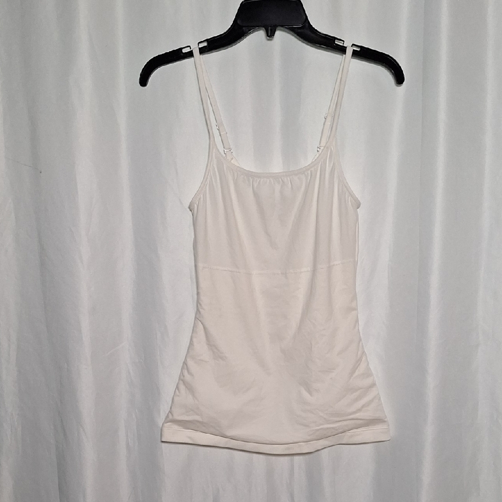 Source Unknown Cream Fitted Sleeveless Camisole